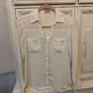 White sheer express blouse!